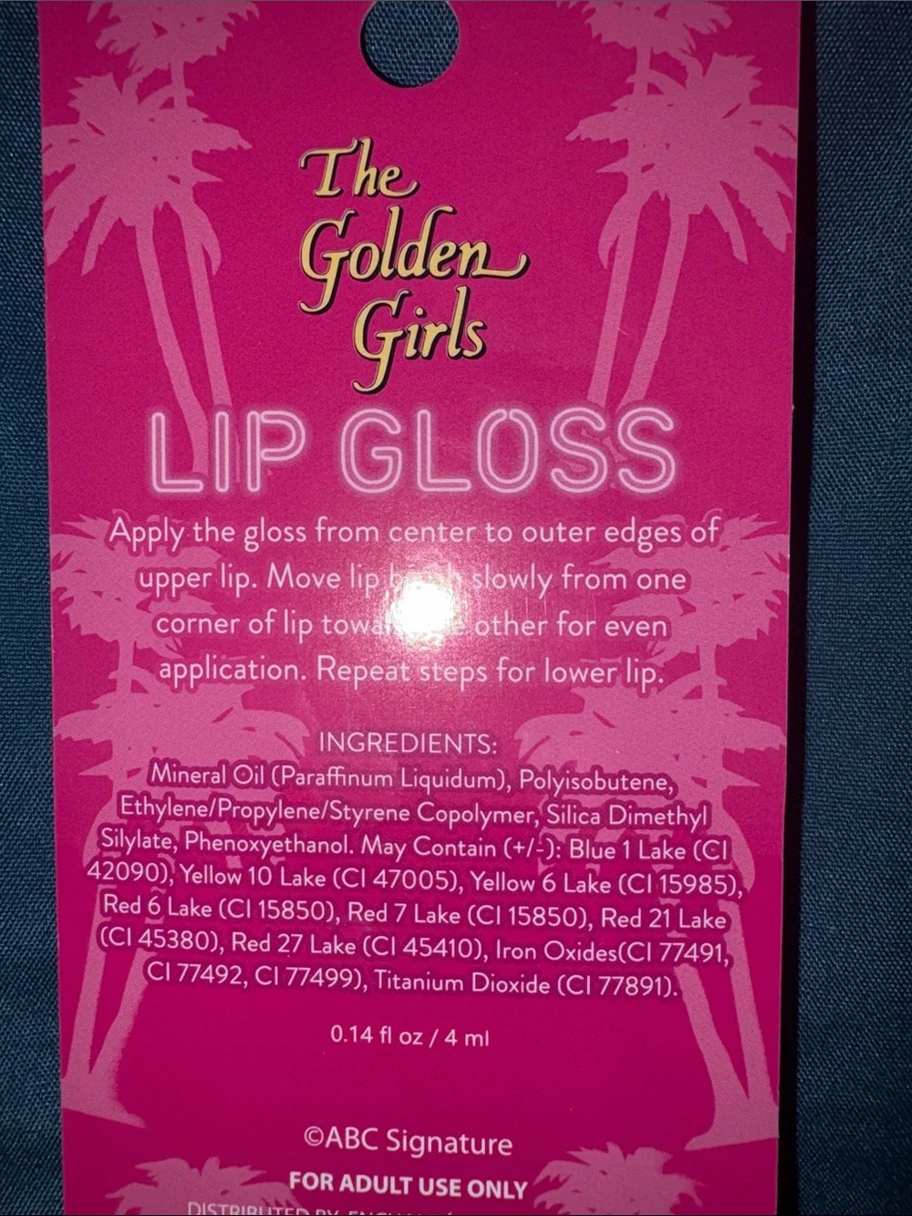 Golden Girls - Rose - Palm Peach Pink Lip Gloss — Hydrating Shine